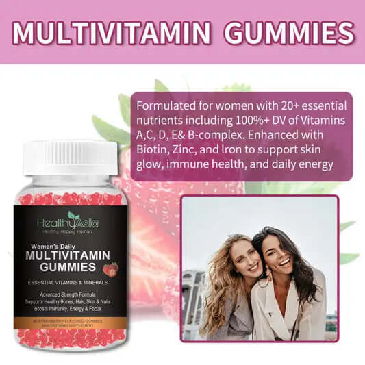 HealthyAsia Black Label Women's Daily Multivitamin Gummies by HealthyAsia