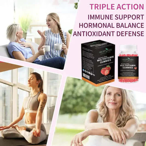 HealthyAsia Black Label Women's Daily Multivitamin Gummies by HealthyAsia
