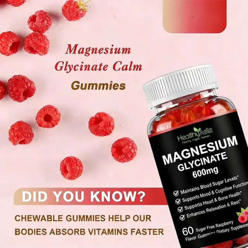 HealthyAsia Black Label Magnesium Glycinate Gummies- 600mg by HealthyAsia
