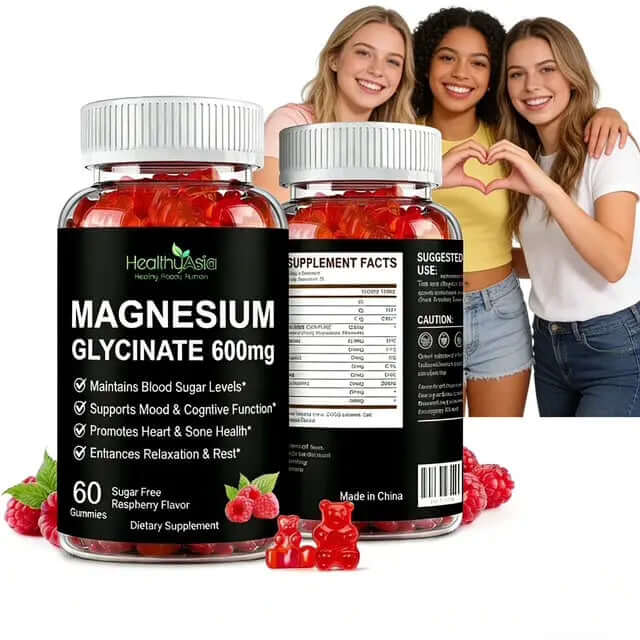HealthyAsia Black Label Magnesium Glycinate Gummies- 600mg by HealthyAsia