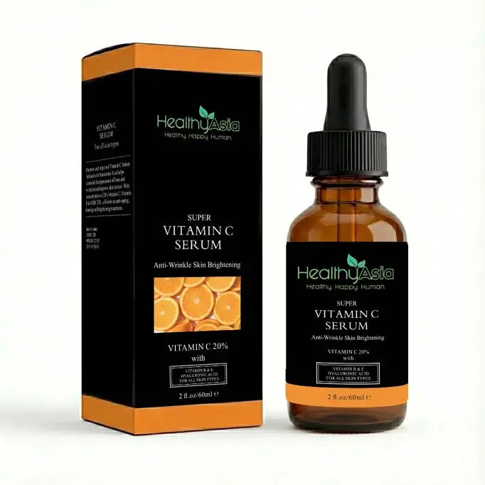 HealthyAsia Black Label Super C Vitamin C Serum – Anti-Aging & Brightening Face Serum – Firming & Anti-Wrinkle Treatment