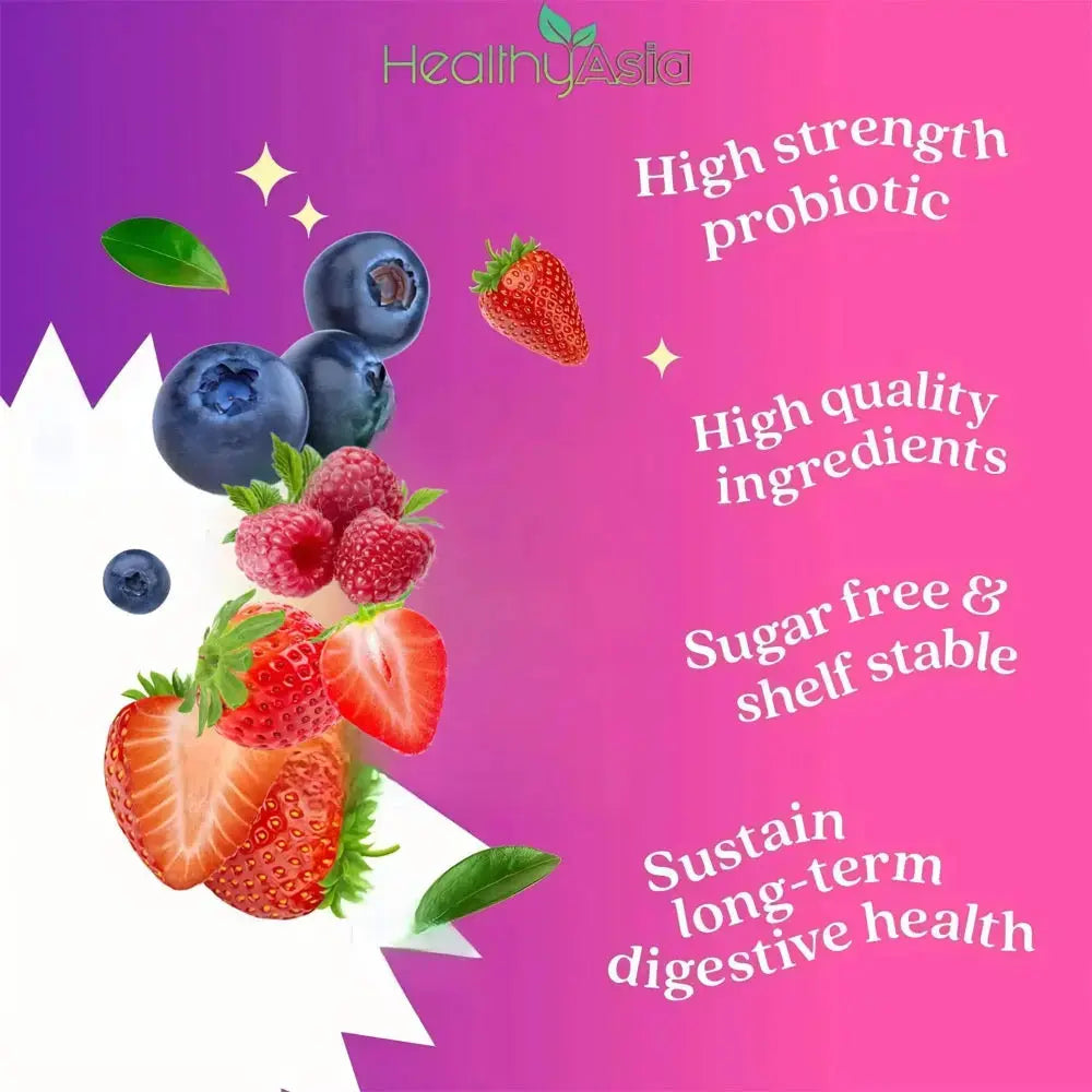 HealthyAsia Black Label Women's Probiotics Gummies - Advanced Formula by HealthyAsia