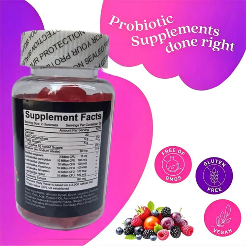 HealthyAsia Black Label Women's Probiotics Gummies - Advanced Formula by HealthyAsia