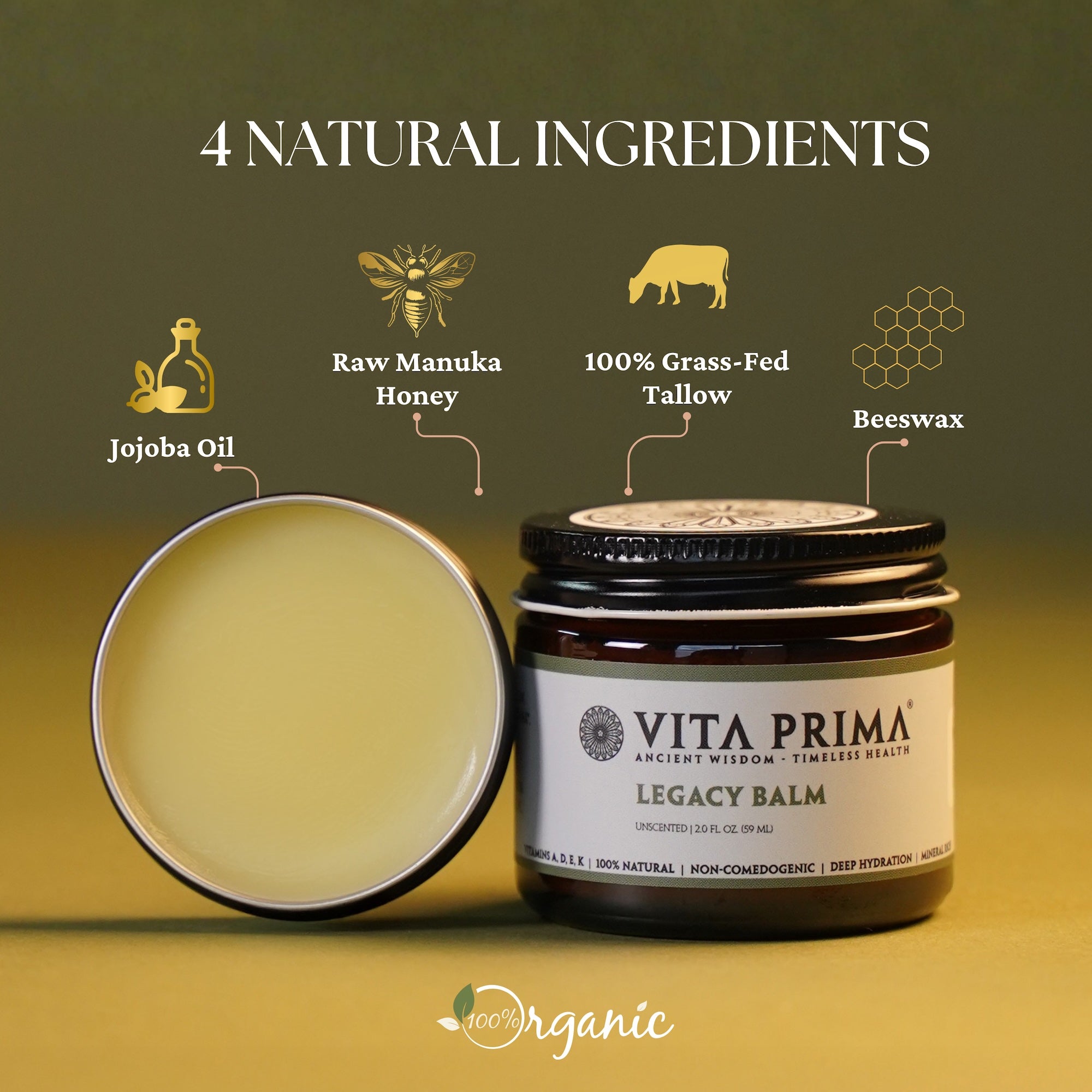 Legacy Tallow Balm by Vita Prima