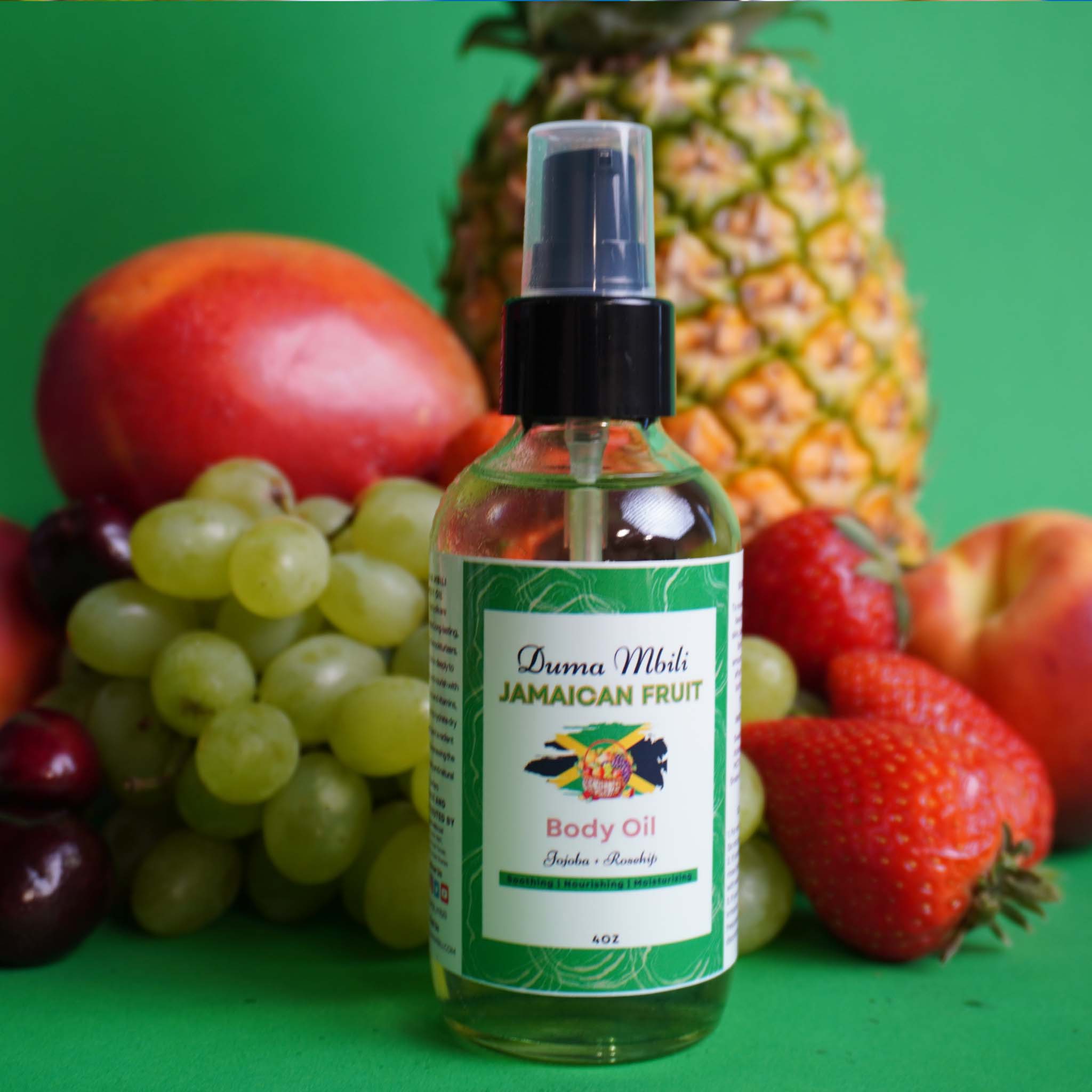 Jamaican Fruit Body Oil by Duma Mbili LLC