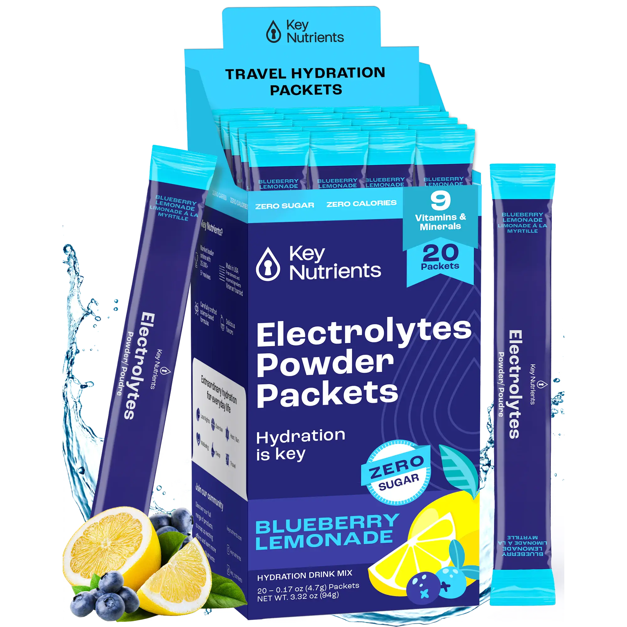 Electrolyte Recovery Plus Powder (Sugar-Free) by Key Nutrients