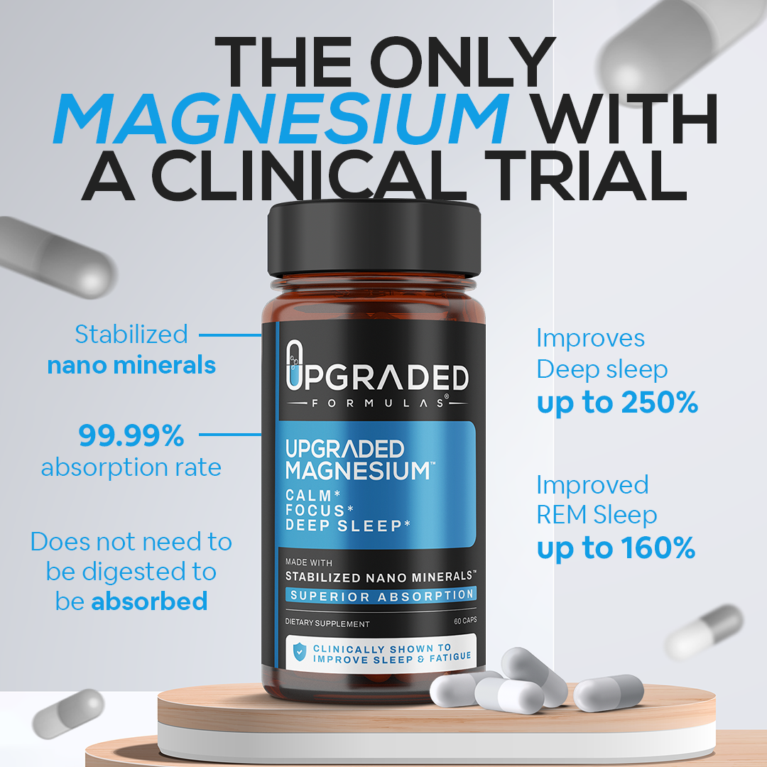 Upgraded Magnesium Liquid: Sleep, Digestion, Calm, Focus by Upgraded Formulas®