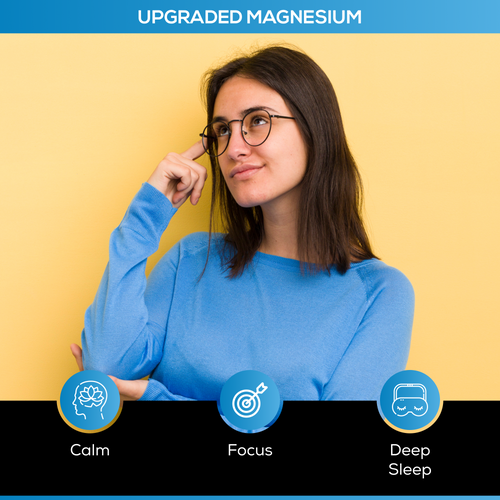 Upgraded Magnesium: Clinically Shown To Greatly Improve BOTH REM and Deep Sleep by Upgraded Formulas®