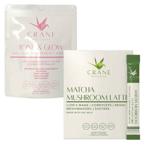 Matcha & Glow Bundle by Crane Wellness