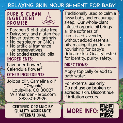 Oh Baby! Lavender Oil by WishGarden Herbs