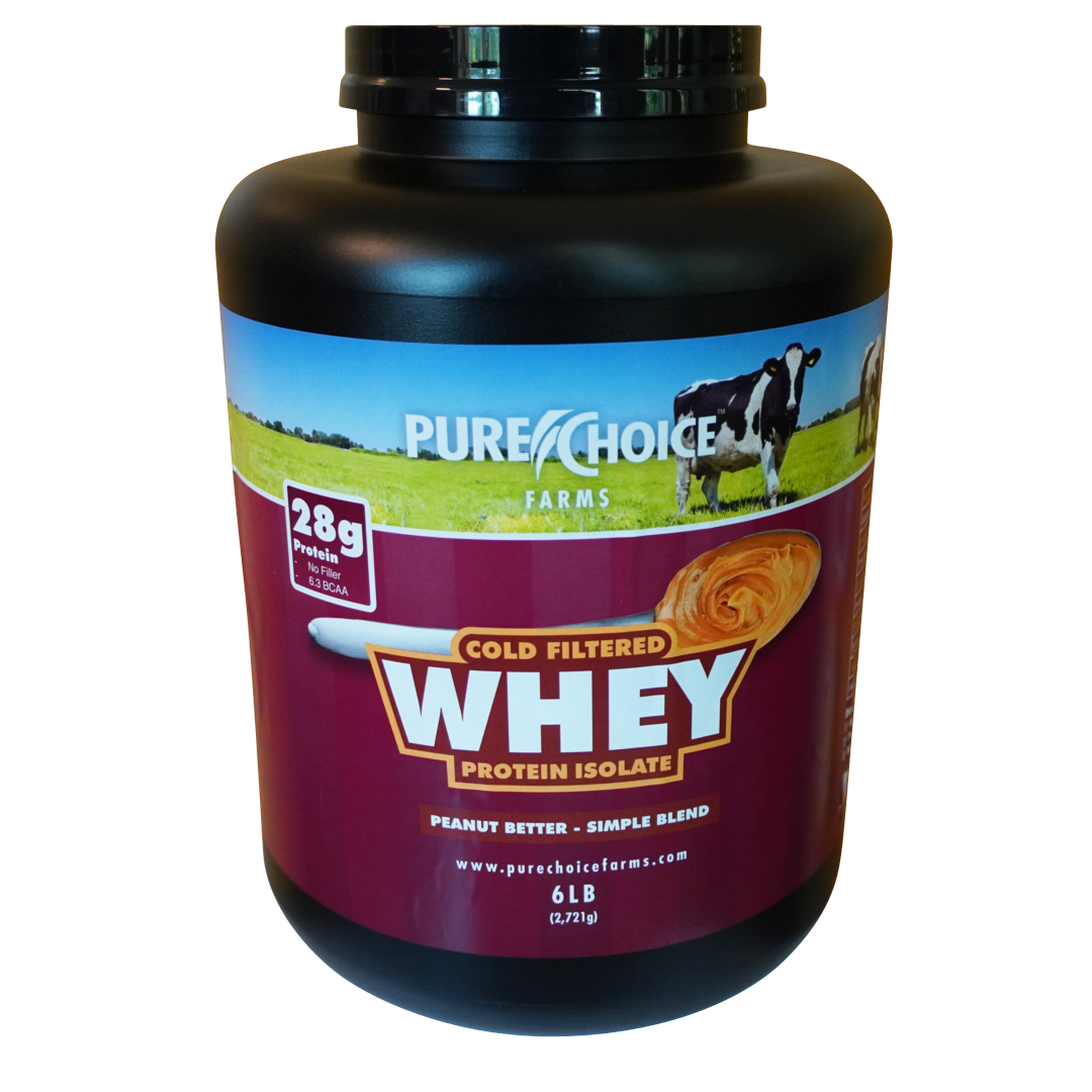 Whey Protein Isolate Peanut Better by Pure Choice Farms