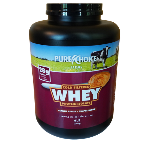 Whey Protein Isolate Peanut Better by Pure Choice Farms