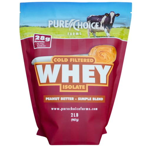 Whey Protein Isolate Peanut Better by Pure Choice Farms