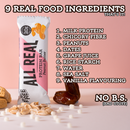 Peanut Butter Protein Bar 50g x 12 bars by All Real Nutrition US