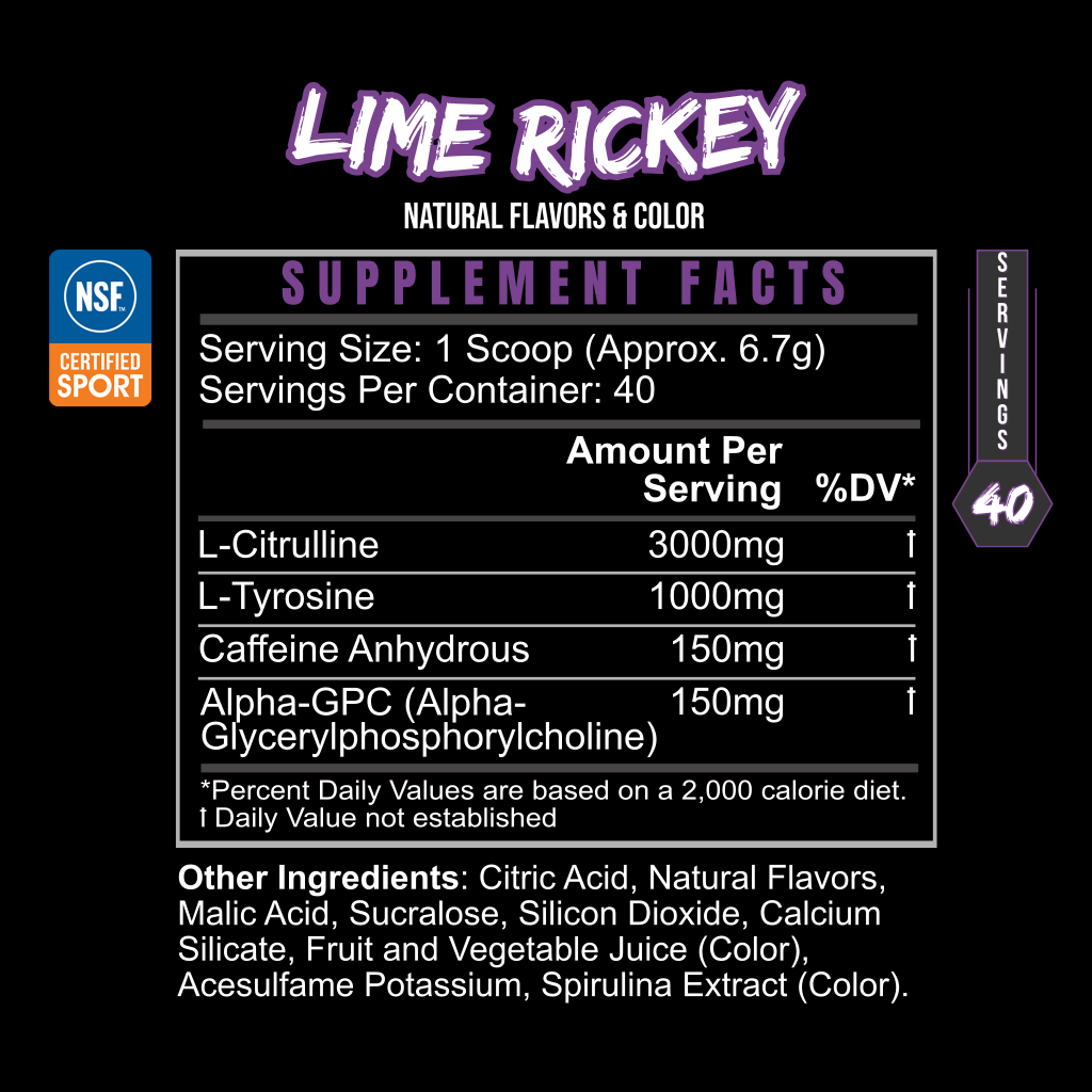 PRE GAME by BLACKLABEL Supplements