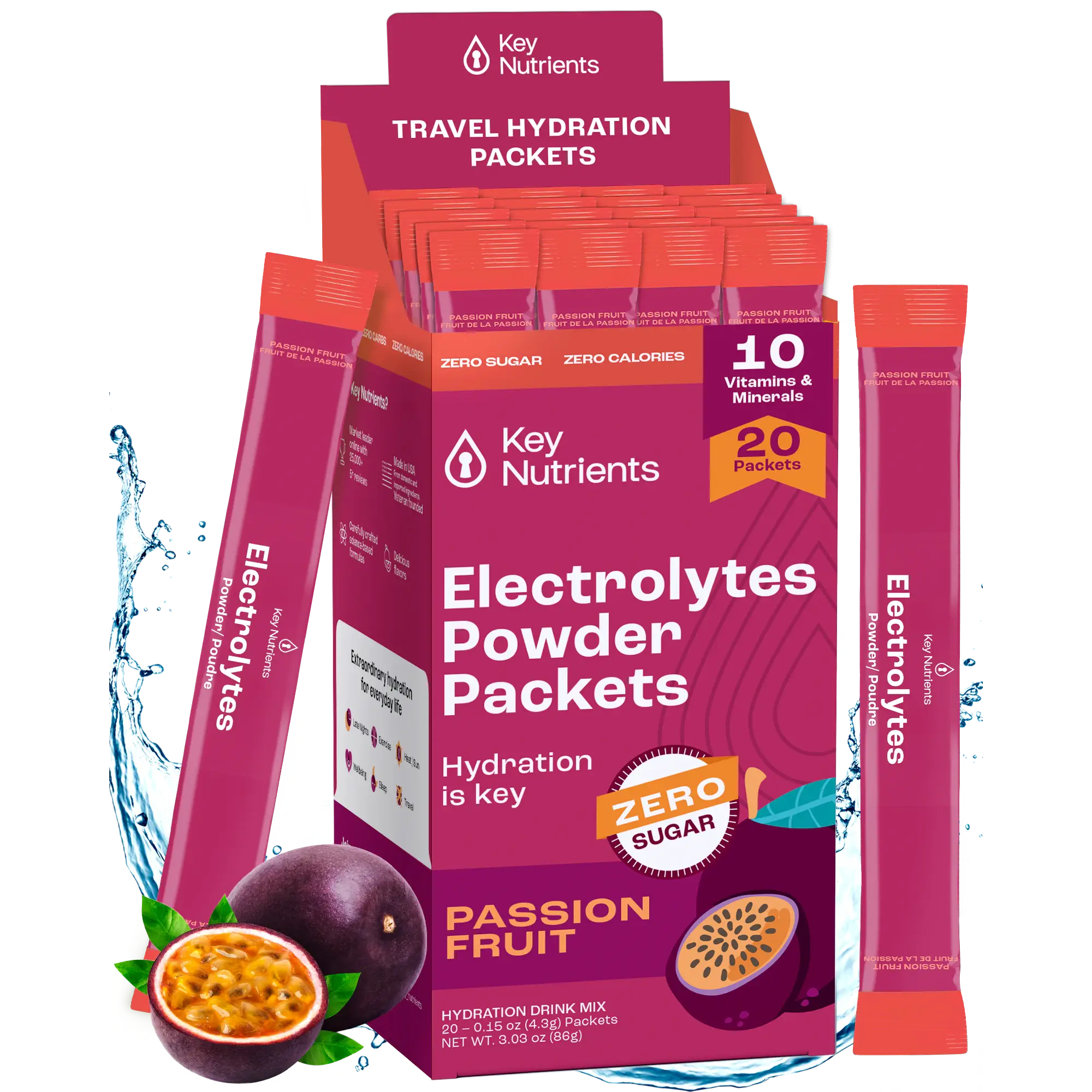 Electrolyte Recovery Plus Powder (Sugar-Free) by Key Nutrients