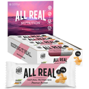 Peanut Butter Protein Bar 50g x 12 bars by All Real Nutrition US