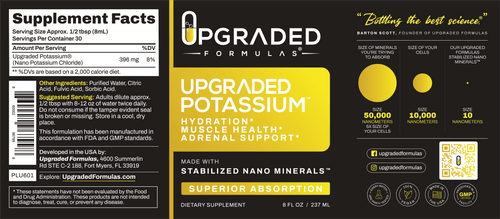 Upgraded Potassium 8 oz by Upgraded Formulas®