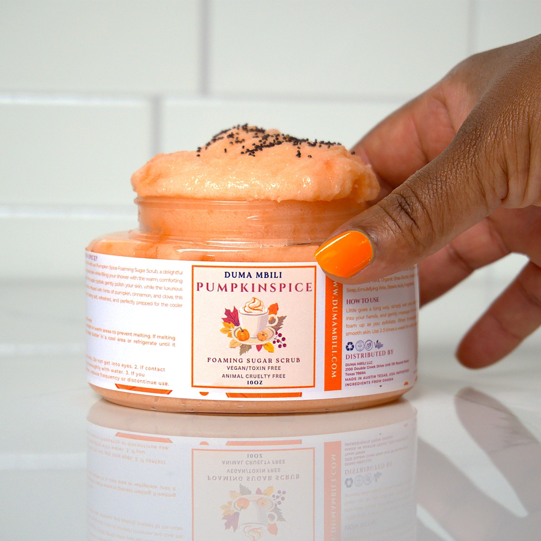 Pumpkin Spice Foaming Body Scrub by Duma Mbili LLC