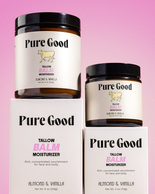 Almond + Vanilla Tallow Balm by Pure Good LLC