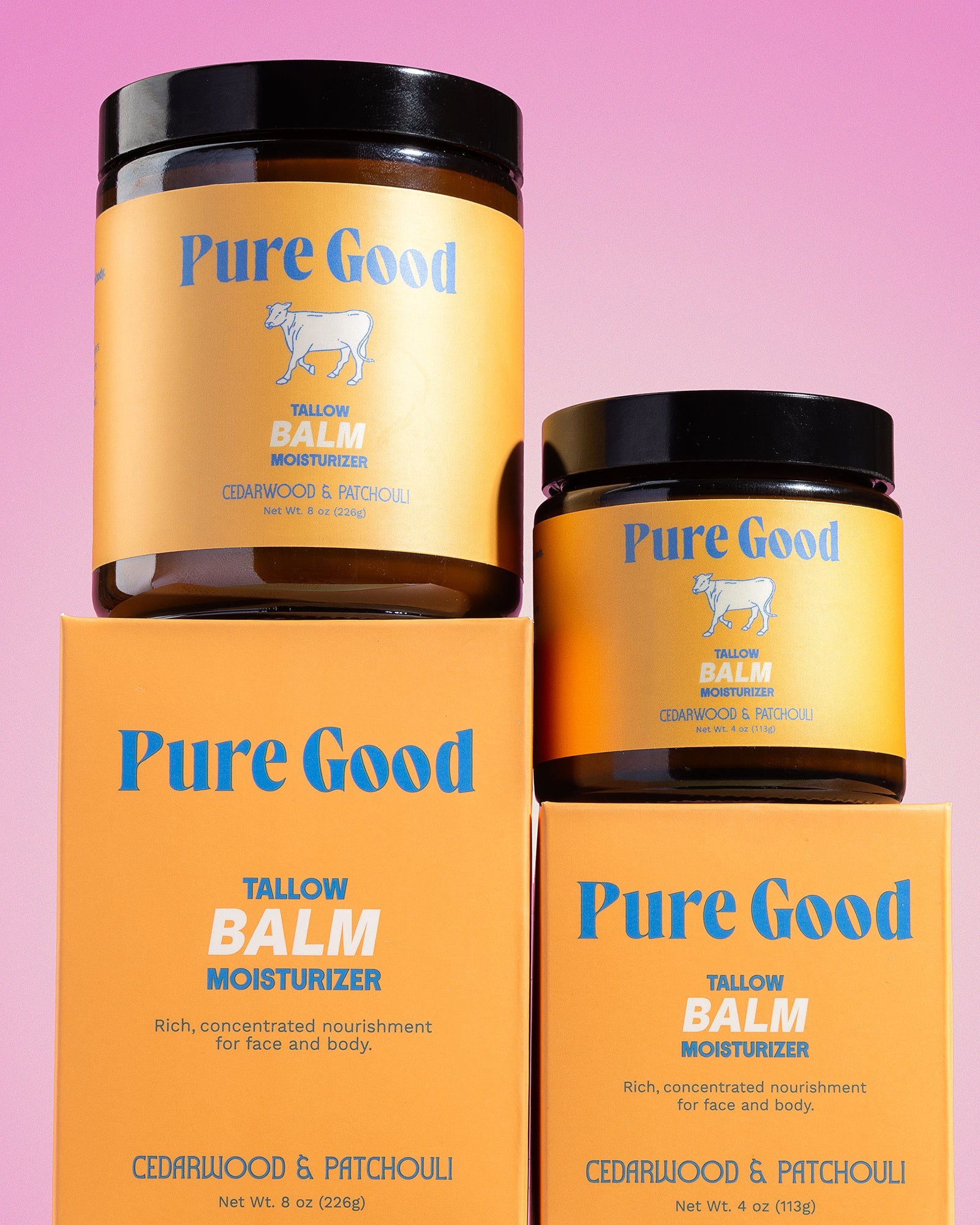 Cedarwood + Patchouli Tallow Balm - Firming & Balancing by Pure Good LLC