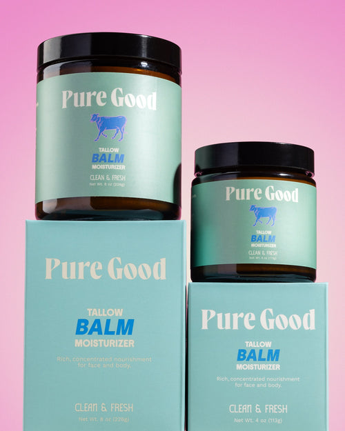 Clean & Fresh Tallow Balm - Cleansing & Acne Prone Skin by Pure Good LLC