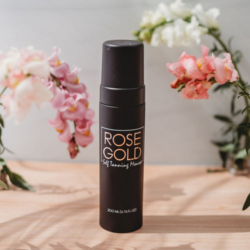 Rapid Rinse Self Tanning Mousse — Dark Neutral Bronze Whipped Foam by Rose Gold Sunless