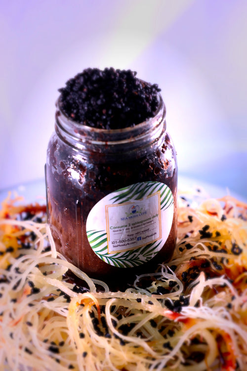 Elderberry Fusion Sea Moss Gel 16oz by Sea Moss Lyfe