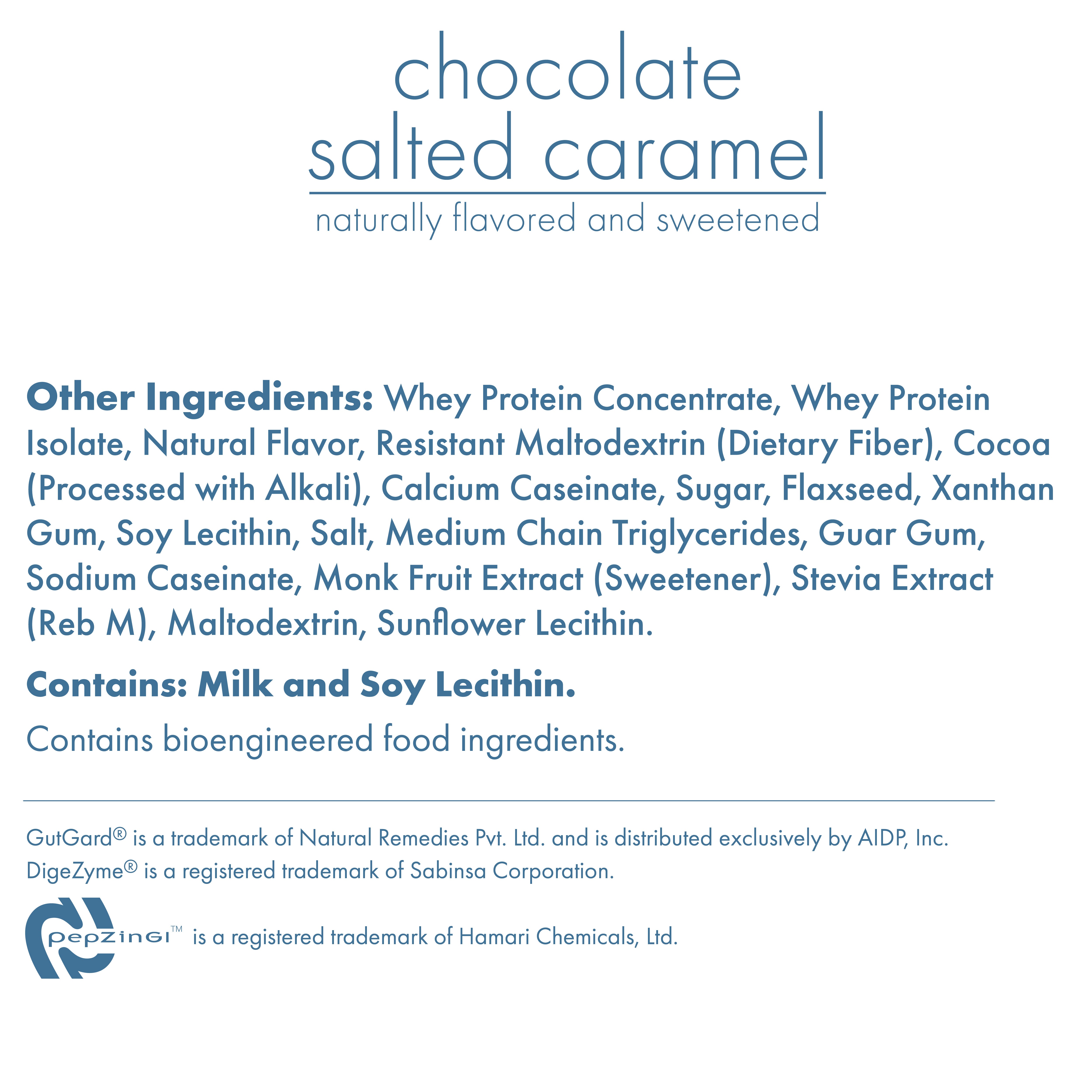 30G Protein Chocolate Salted Caramel Biocare Dietary Beverage (14-Count) by Biocare