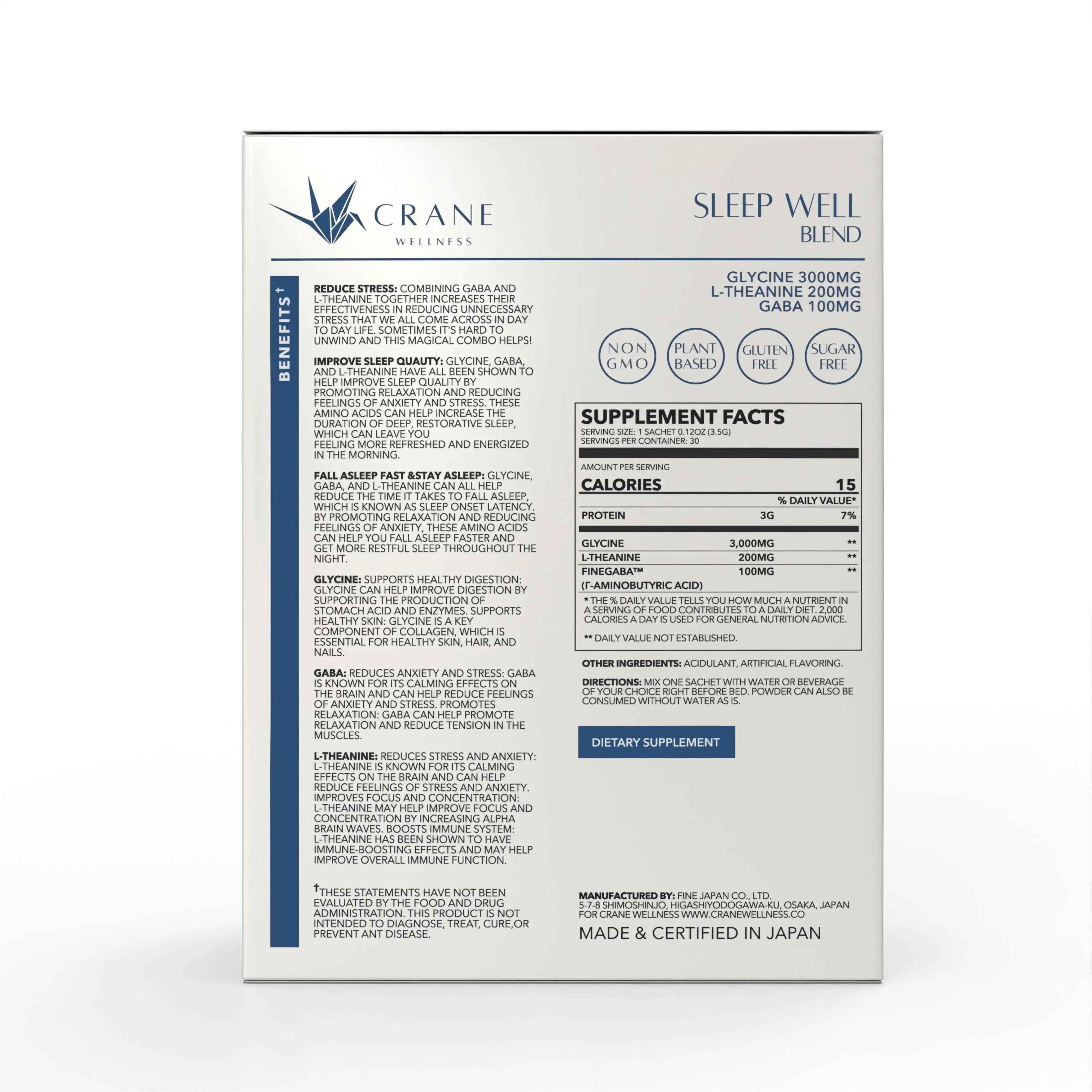 Sleep Well Blend by Crane Wellness