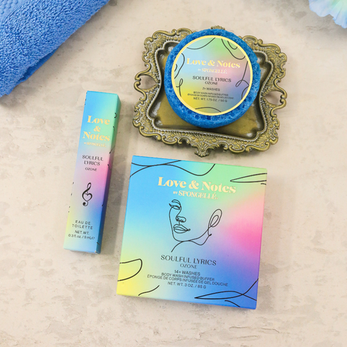 Soulful Lyrics Love & Notes Trio Set by Spongellé