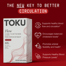 Toku Flow 10,800 FU Nattokinase Supplement | Soy Free Powder by Toku