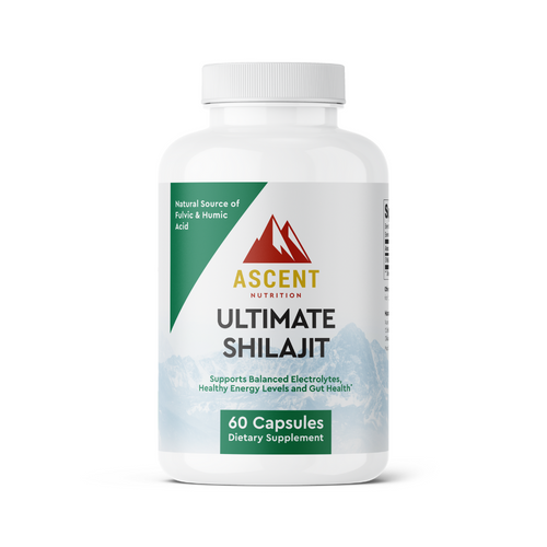 Ultimate Shilajit, 60 Capsules, 1 g by Ascent Nutrition