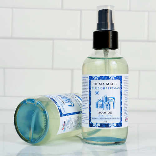 Blue Christmas Body Oil by Duma Mbili LLC
