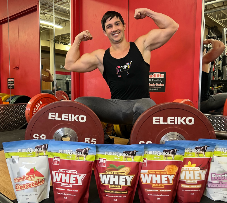 3 Flavor Whey Protein Isolate Combos by Pure Choice Farms
