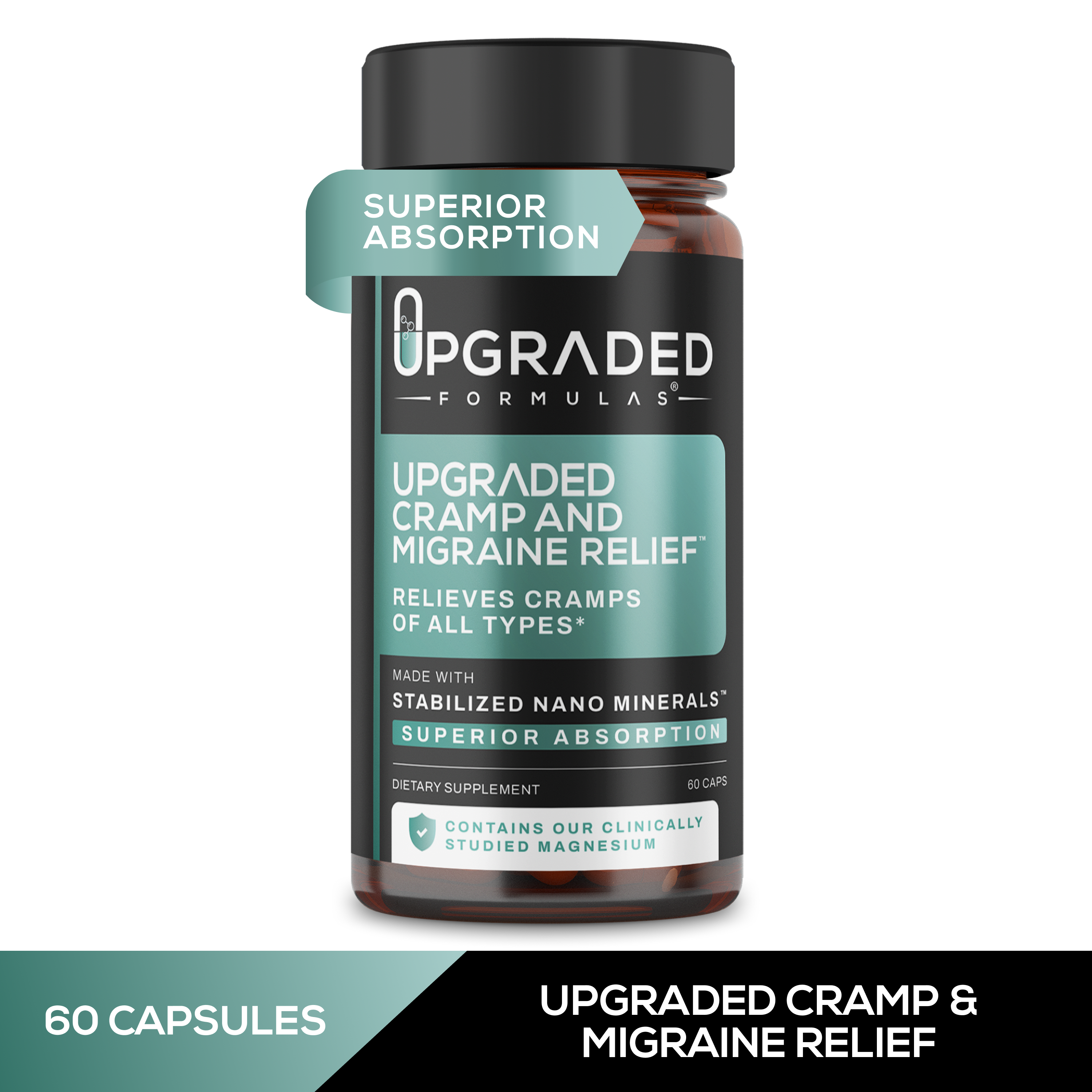 Upgraded Cramp and Migraine Relief by Upgraded Formulas®