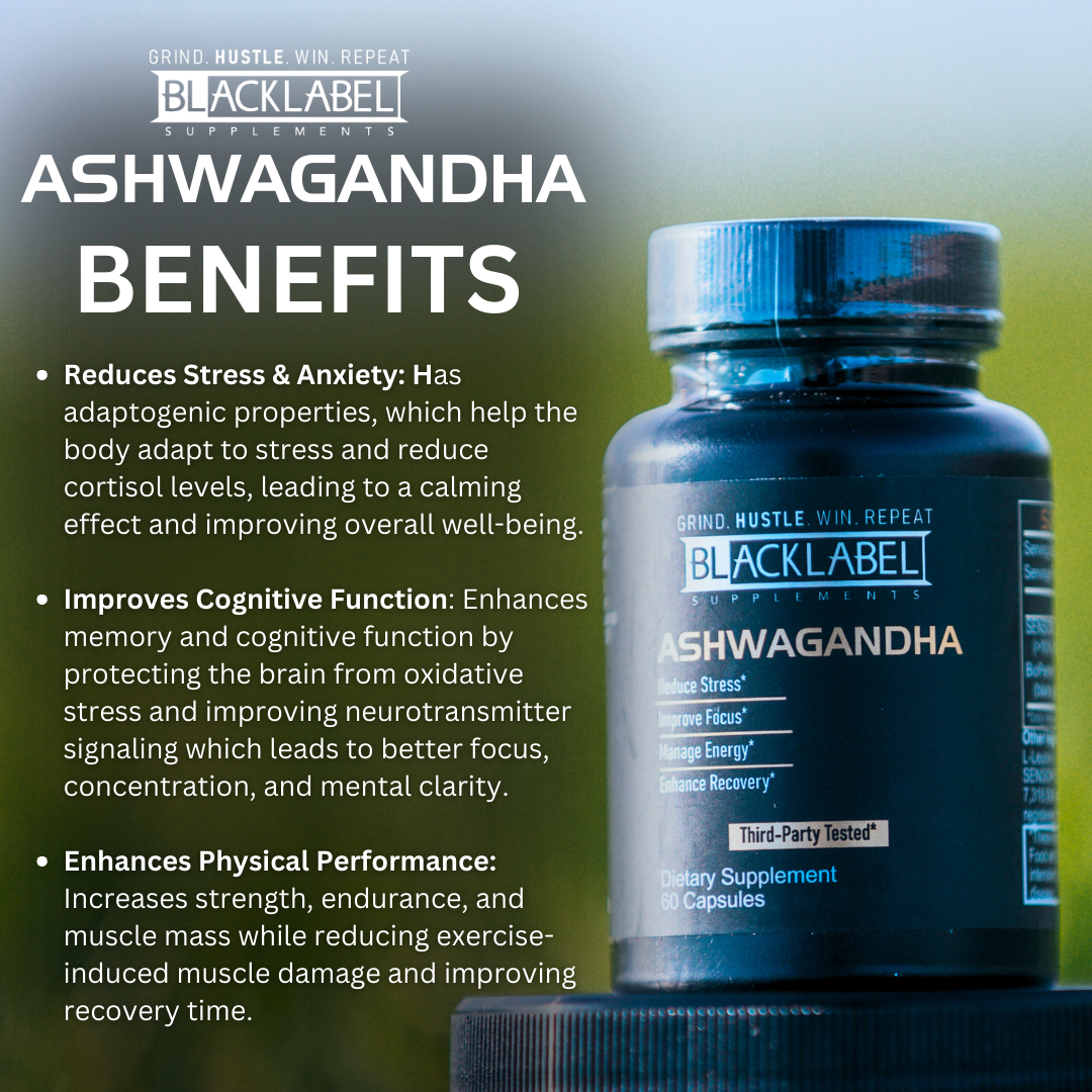 SENSORIL® ASHWAGANDHA by BLACKLABEL Supplements
