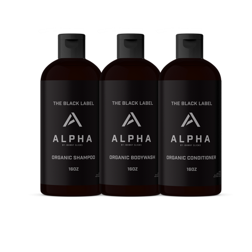 Black Label Shower Set by Johnny Slicks