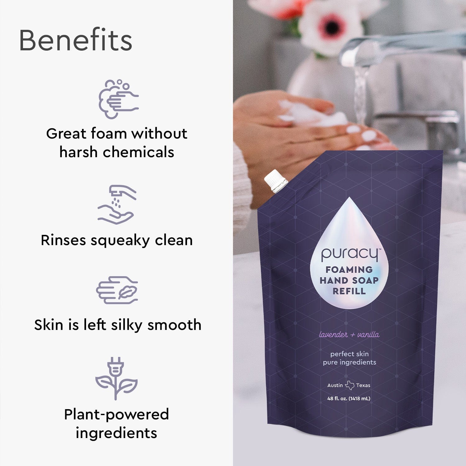 Foaming Hand Soap by Puracy