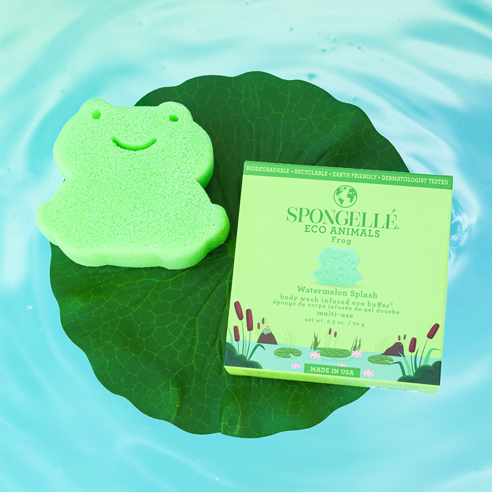 Frog | Eco Animals Kids Buffer by Spongellé