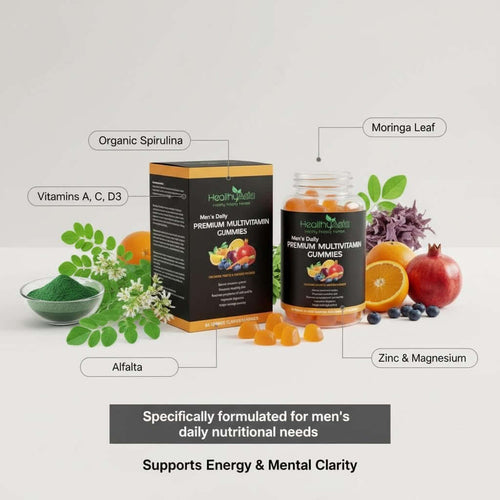 HealthyAsia Black Label Men’s Daily Premium Multivitamin Gummies by HealthyAsia