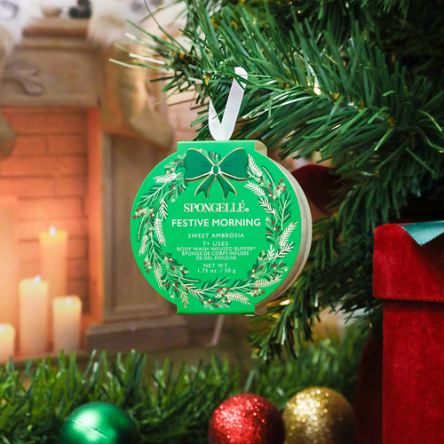 Festive Morning - Sweet Ambrosia | Holiday Wreath by Spongellé