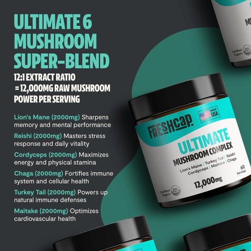 Ultimate Mushroom Complex Powder by FreshCap Mushrooms