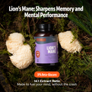 Lion's Mane Mushroom Extract Capsules by FreshCap Mushrooms