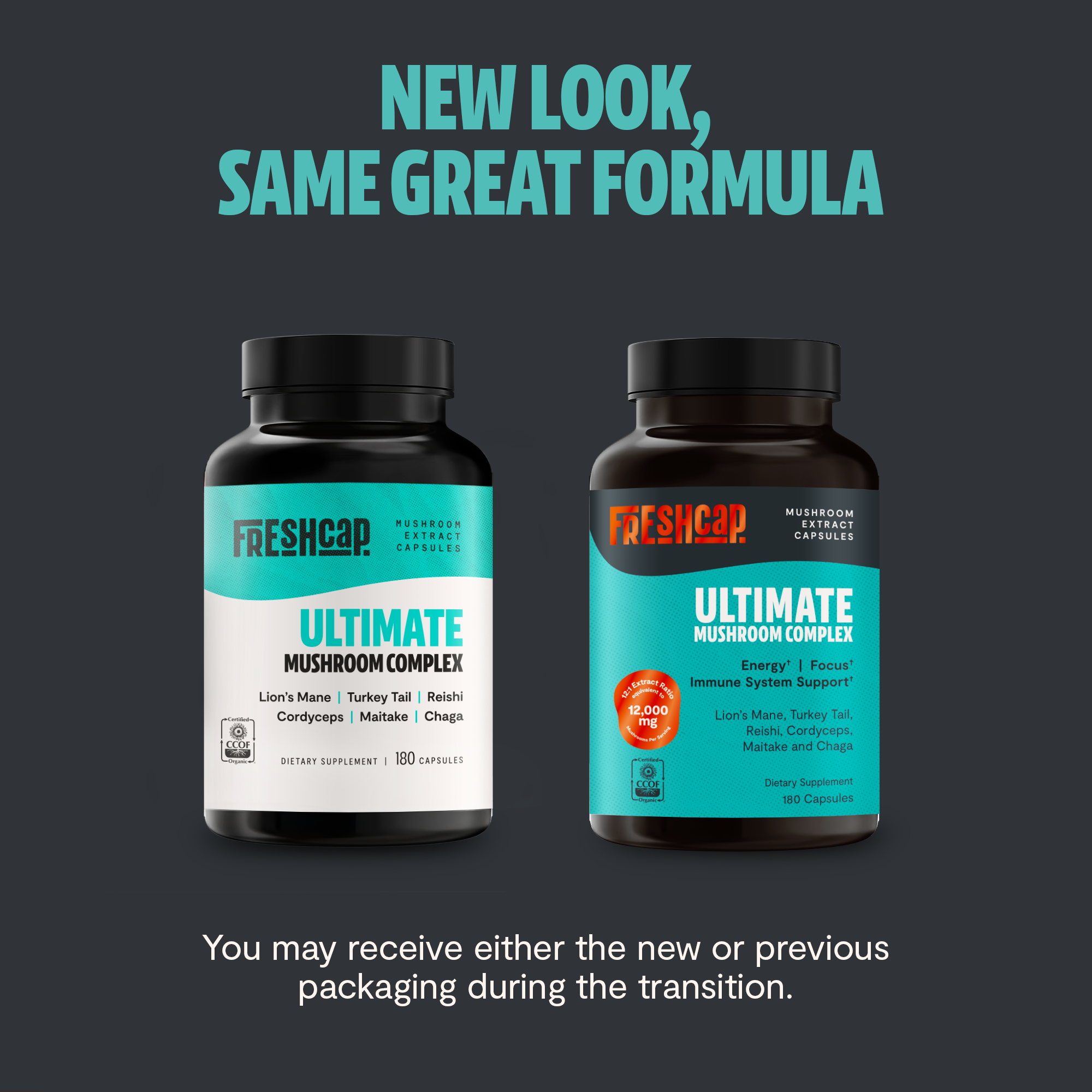 Ultimate Mushroom Complex Capsules by FreshCap Mushrooms