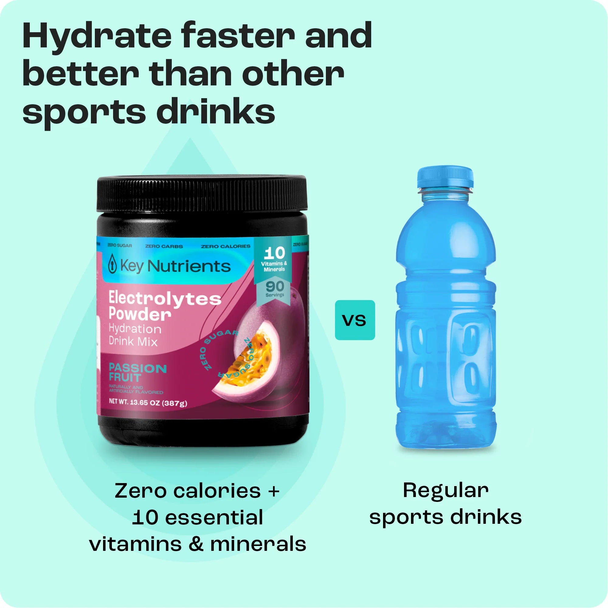 Electrolyte Recovery Plus Powder (Sugar-Free) by Key Nutrients