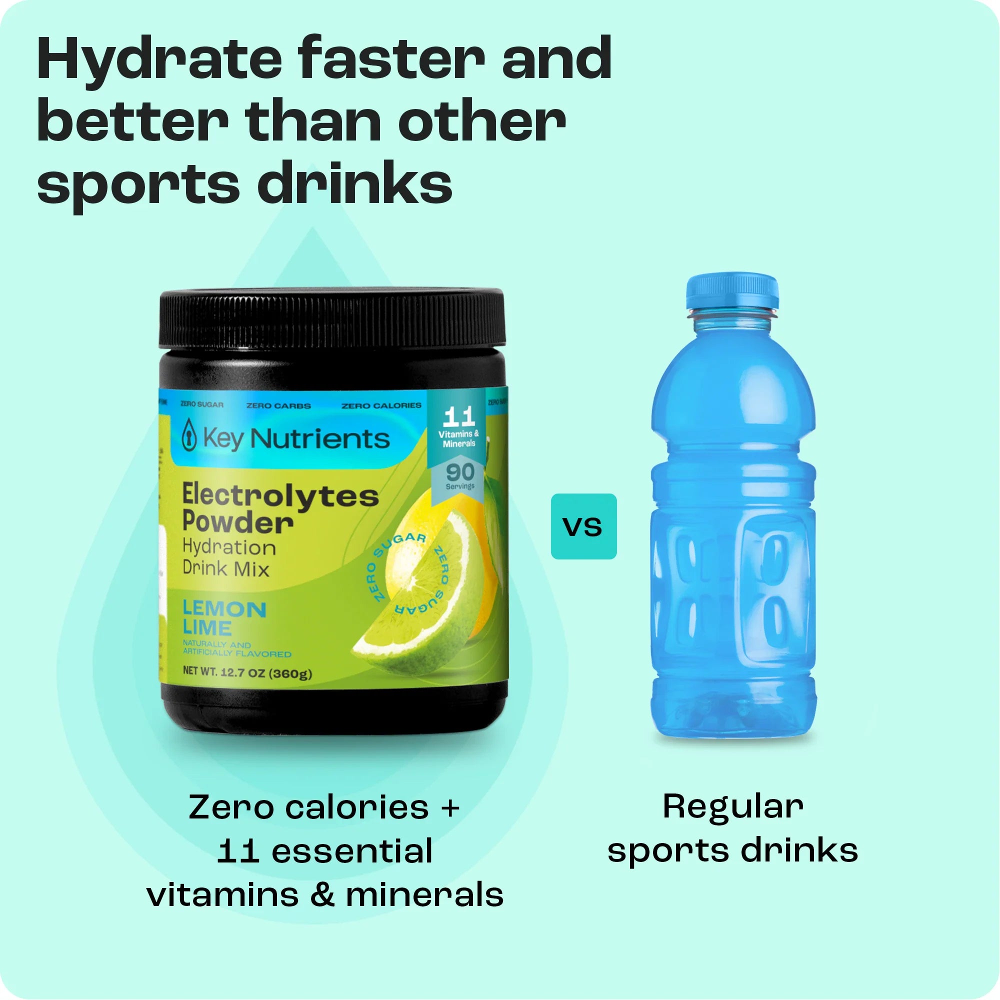 Electrolyte Recovery Plus Powder (Sugar-Free) by Key Nutrients