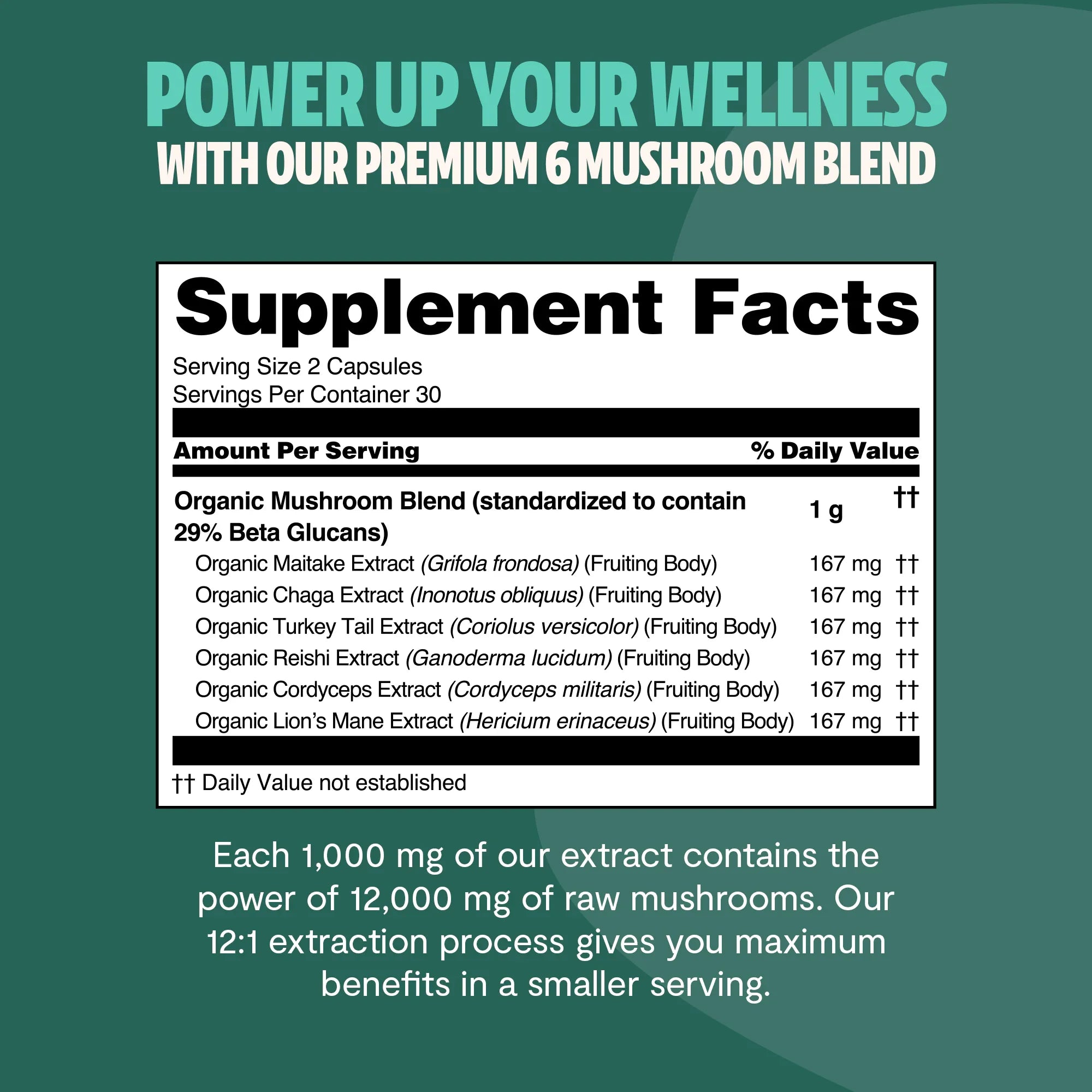 Ultimate Mushroom Complex Capsules by FreshCap Mushrooms