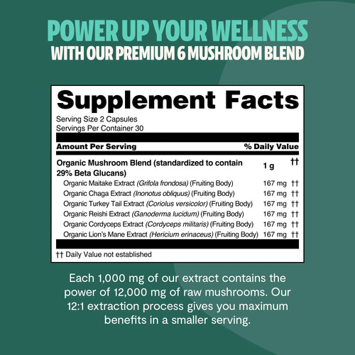 Ultimate Mushroom Complex Capsules by FreshCap Mushrooms