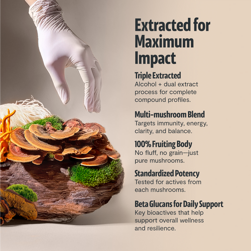 Ultimate Mushroom Complex Capsules by FreshCap Mushrooms